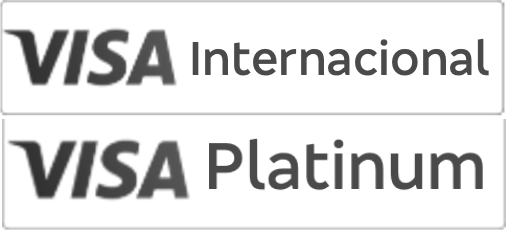 Logo Visa Platinum e Internacional